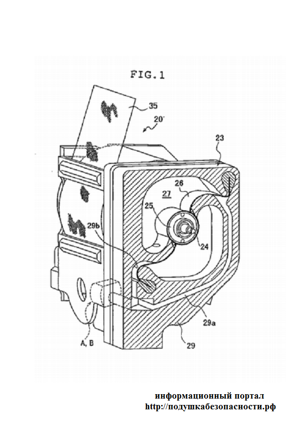Устройство ремня безопасности автомобиля схема
